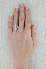 Gray 0.65ctw Diamond Filigree Art Deco Ring Platinum Size 7.75