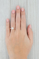 Gray New 1.26ctw VS2 Round Diamond Engagement Ring 14k Rose Gold Size 7.25