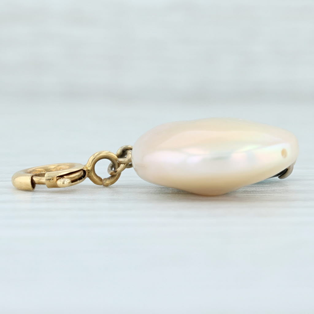 Light Gray Cultured Pearl Indicolite Charm 18k Gold Gemstone Drop Nordstrom Pendant