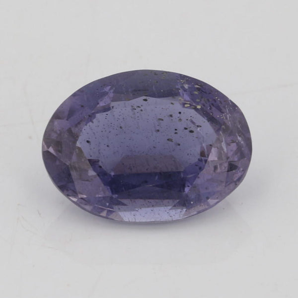 New 3.70ct 12.3 x 9.1mm Natural Purple Blue Iolite Oval Solitaire Loose Gemstone