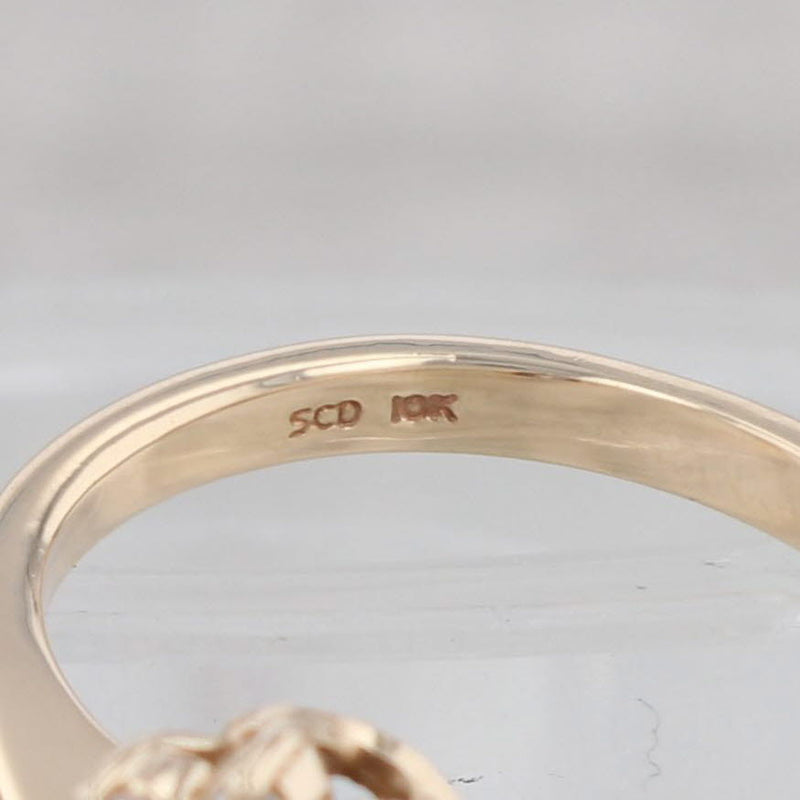 Gray 0.68ctw Tanzanite Diamond Halo Ring 10k Yellow Gold Size 6.75 Engagement