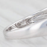 3.88ctw Tanzanite Diamond Halo Ring 14k White Gold Engagement Cocktail Size 7.25
