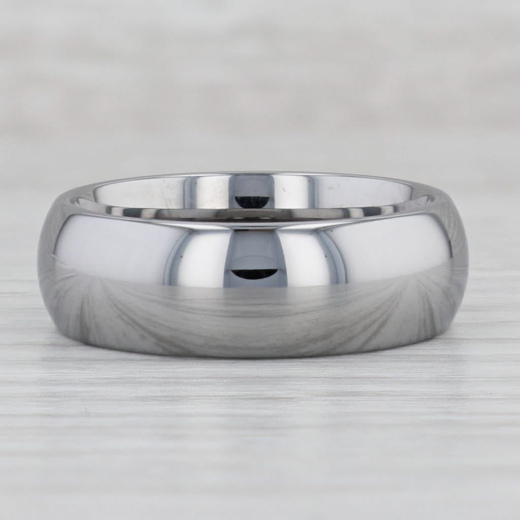 Gray New Tungsten Carbide Ring Size 11.5 Wedding Band 8mm