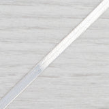 Light Gray New Herringbone Chain Necklace 925 Sterling Silver 30" 4.6mm Italian