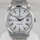 Gray c.2000 Rolex Oyster Perpetual Date ref.15200 34mm Steel Automatic Watch Roman