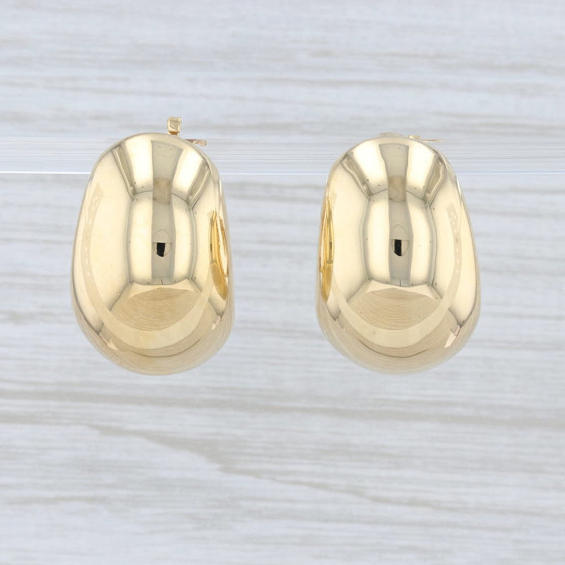 Tiffany & Co Scalloped Statement Earrings 18k Yellow Gold Non-Pierced Clip-On
