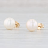 Freshwater Cultured Pearl Stud Earrings 14k Yellow Gold June Birthstone