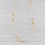 Light Gray New Nina Nguyen Harmony Citrine Bead Long Layer Necklace Sterling Gold Vermeil