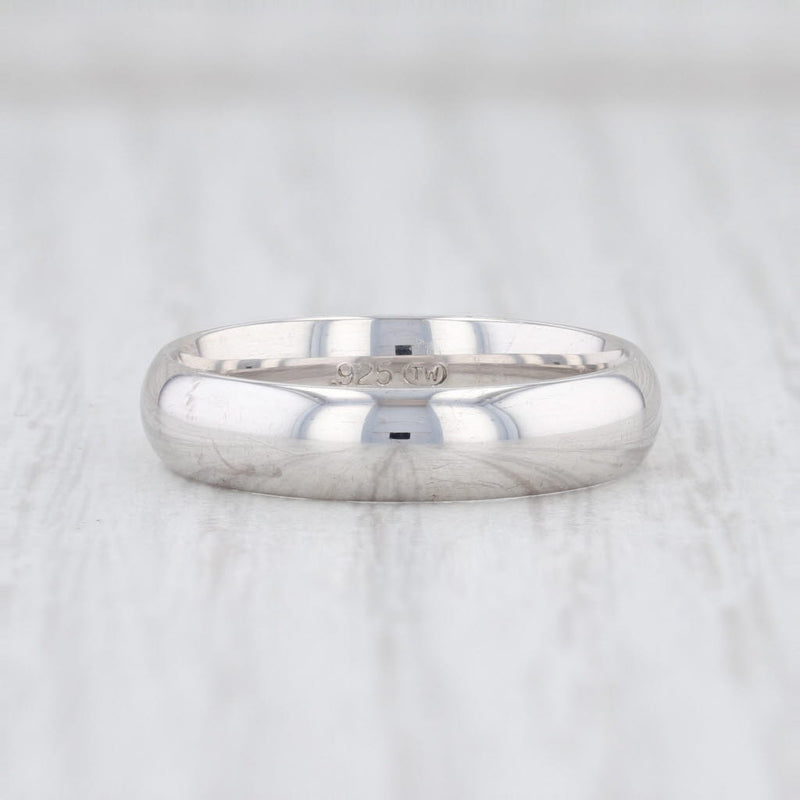 New Sterling Silver Ring Wedding Band Size 6 Stackable