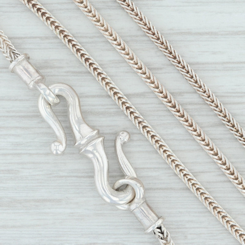 Vladimir Peter Bird Pendant Necklace Sterling Silver 26" Wheat Chain WLADIS