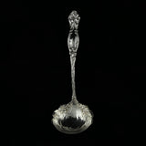 International Simpson Frontenac 1903 Oyster Ladle Sterling Silver 10" Floral