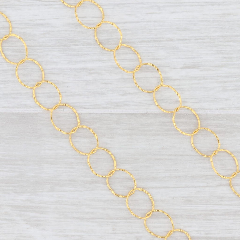 Light Gray New Nina Nguyen Druzy Quartz Agate Pendant Necklace 20" Sterling Silver 22k Gold