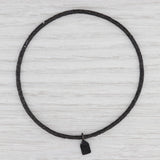 New Nina Nguyen Pallas Bangle Bracelet Oxidized Sterling Silver 8" Size 3