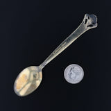 Black Tyler Texas Souvenir Spoon Sterling Silver Gold Plate Norway Marthinsen Cloister