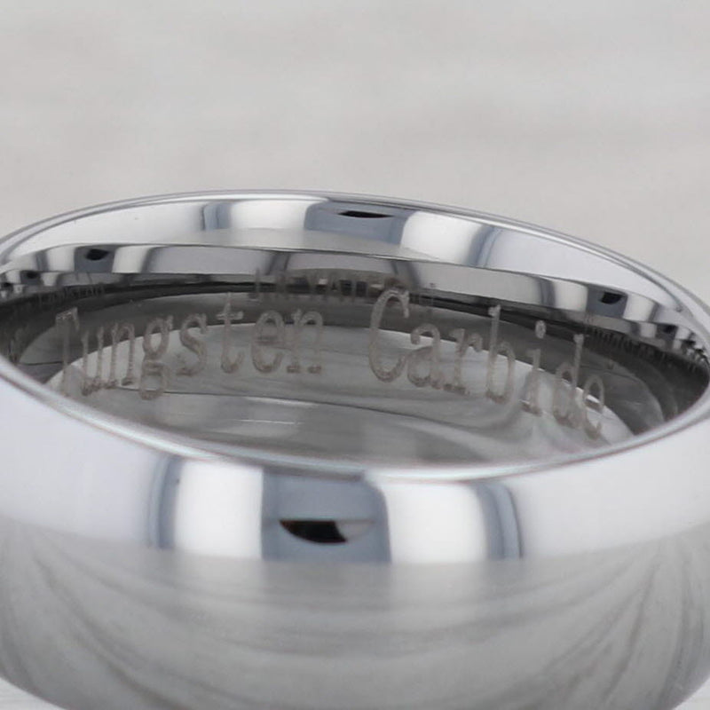 New Tungsten Carbide Ring 8mm Wedding Band Size 7