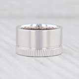 Light Gray New Bastian Inverun Ring Sterling Silver Diamond Statement 25771 Size 60 9