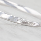 Vintage 1.15ctw Diamond Swirl Ring 14k White Gold Size 9.5 Cocktail