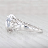 0.20ctw Diamond Knot Ring 10k White Gold Size 7.5