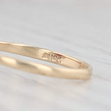Lab Created Ruby Ring 10k Yellow Gold Size 6.25 Oval Cabochon Solitaire