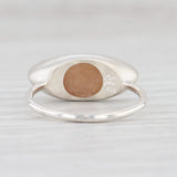 New Nina Nguyen Sand Druzy Quartz Ring Size 7 Sterling Silver Solitaire