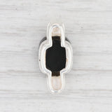 New Onyx Pendant Sterling Silver 925 Oval Solitaire
