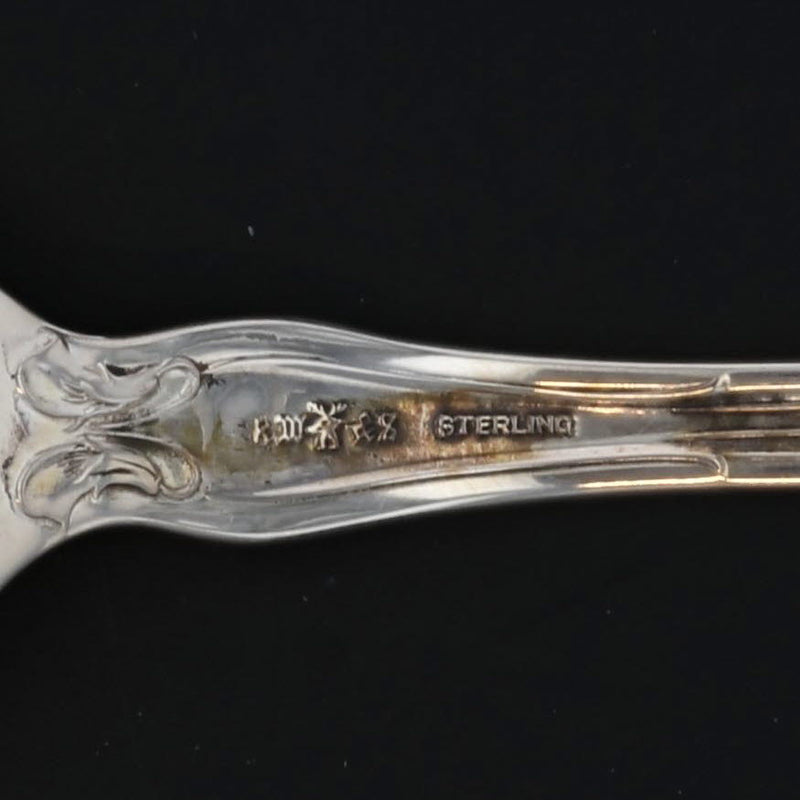 Wallace Violet Ramekin Forks Set of 10 Sterling Silver Floral 1904 5.75"