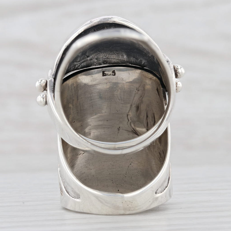 Coat of Armor Knuckle Ring Sterling Silver Articulating Statement Moving Parts