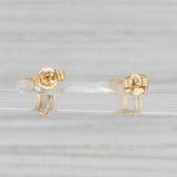 Celtic Knot Stud Earrings 14k Yellow Gold Small Studs