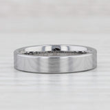 New Polished Tungsten Carbide Ring Wedding Band Stackable Size 6 1/2
