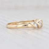 Women’s 0.20ctw Diamond Wedding Band 14k Yellow Gold Size 7 Stackable Ring