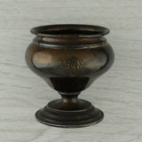 Dark Gray Shreve Co Cup Bowl Sterling Silver Monogram Engraved Vintage Hollowware