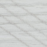 Light Gray Diamond Teardrop Pendant Necklace 10k White Gold 18" Rope Chain