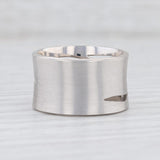 Light Gray New Bastian Inverun Ring Sterling Silver Sparkling Diamonds 26071 12883 S 56 7.5