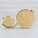 Vintage Bueche Girod 1893 $10 US Gold Liberty Head Coin Hidden Watch Pendant