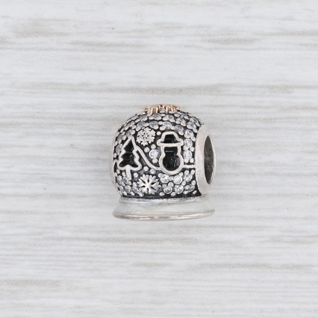 Light Gray New Authentic Pandora USB794200 Wonderland Charm Holiday 2015 Gift Box Christmas