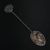 Black Williamsburg Virginia Souvenir Spoon Sterling Silver Vintage Keepsake