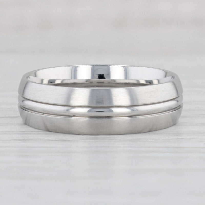 New Cobalt Men's Ring Size 12-12.25 Wedding Band Ridged