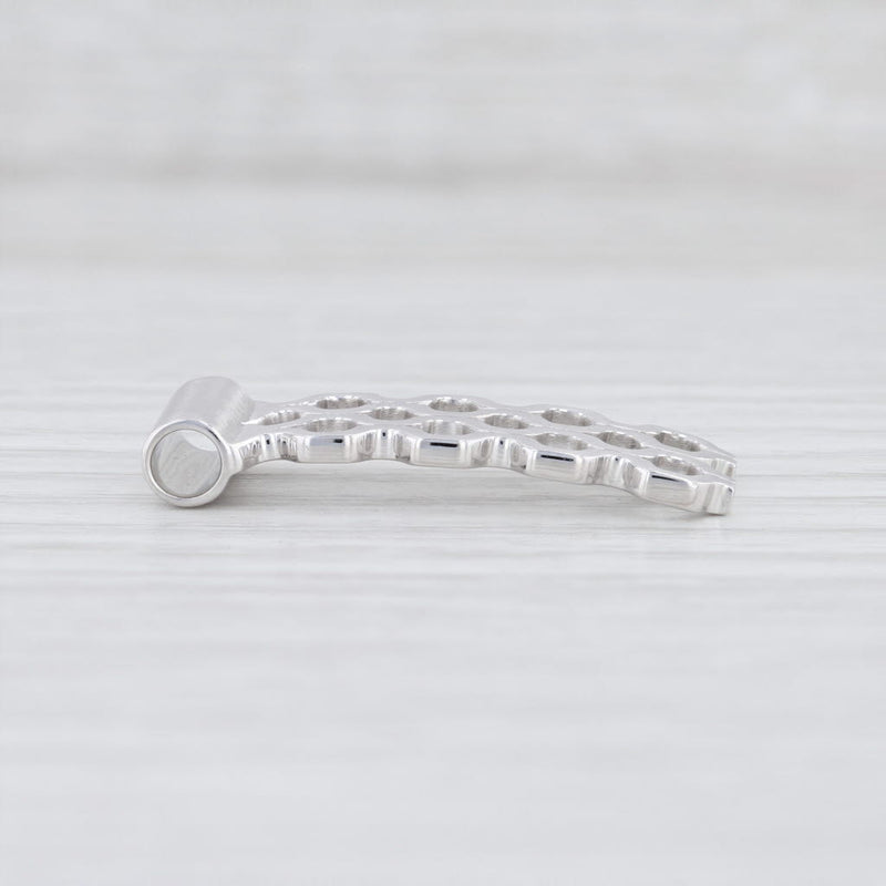 Light Gray New Bastian Inverun Memorable Cutout Pendant Sterling Silver 12863 Statement