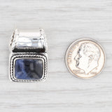 New Blue Sodalite Pendant 925 Sterling Silver B12617