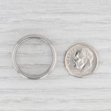 New Beveled Brushed Titanium Ring Size 10.5 Wedding Band