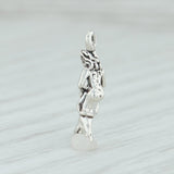 12 Days of Christmas Dancing Lady Charm Sterling Silver Figural Ladies Dancing