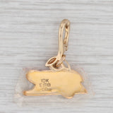 New RJR Logo R J Reynolds Charm 10k Yellow Gold Company Service Keepsake Pendant