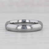 Light Gray New Tungsten Carbide Ring Size 7.5 Stackable 4mm Band