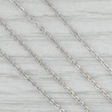 Gray 0.25ctw Diamond Journey Pendant Necklace 14k White Gold 16" Cable Chain