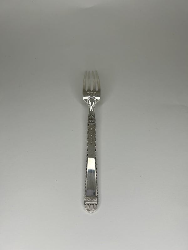 Dark Gray Vera Wang Bysantium Fork Sterling Silver 8" Fine Dining Flatware