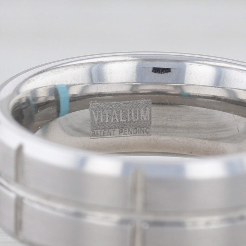 New Men's Vitalium Band Size 10 Wedding Ring