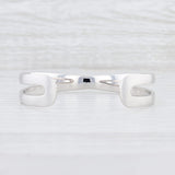 New Bastian Inverun Cuff Bracelet Sterling Silver 6.75" Openwork