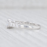 New Beverley K Semi Mount Engagement Ring Diamond 14k Gold Size 6.5 Round