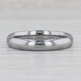 Gray New Tungsten Carbide Ring Stackable 4mm Wedding Band Size 10.5