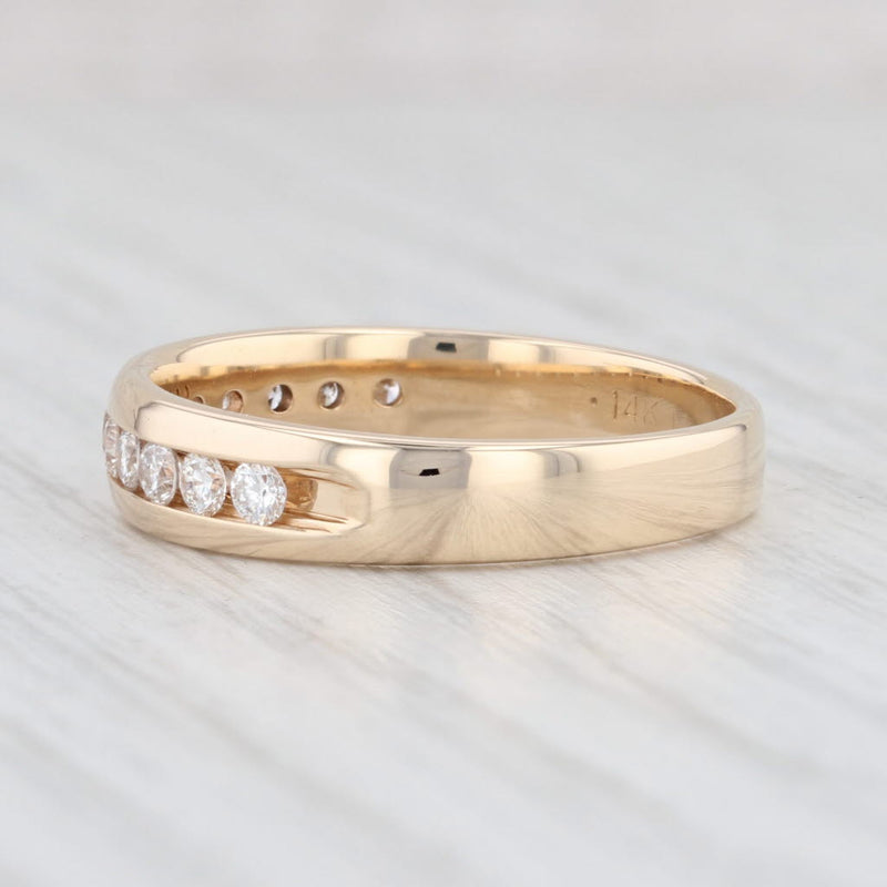 0.50ctw Diamond Ring 14k Yellow Gold Size 8.75 Wedding Band